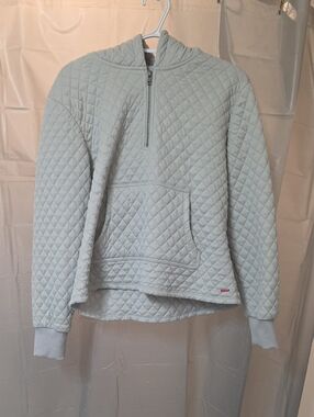 n:PHILANTHROPY Quilted Half-Zip Hoodie - Light Gray